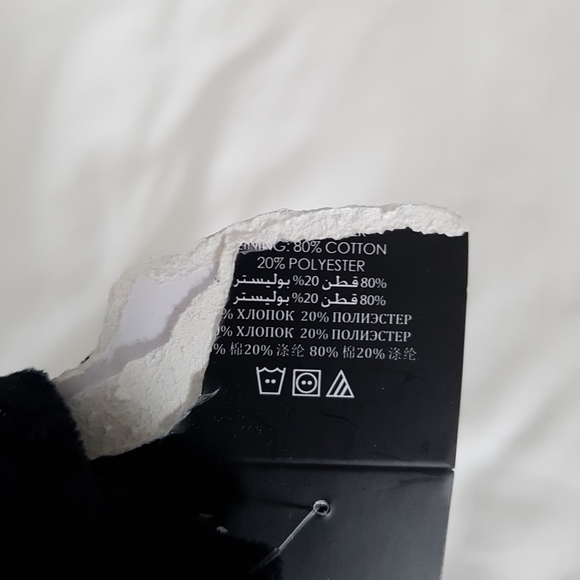 La Vie en Rose women's size small 5/6 black slippers, New - Picture 3 of 5